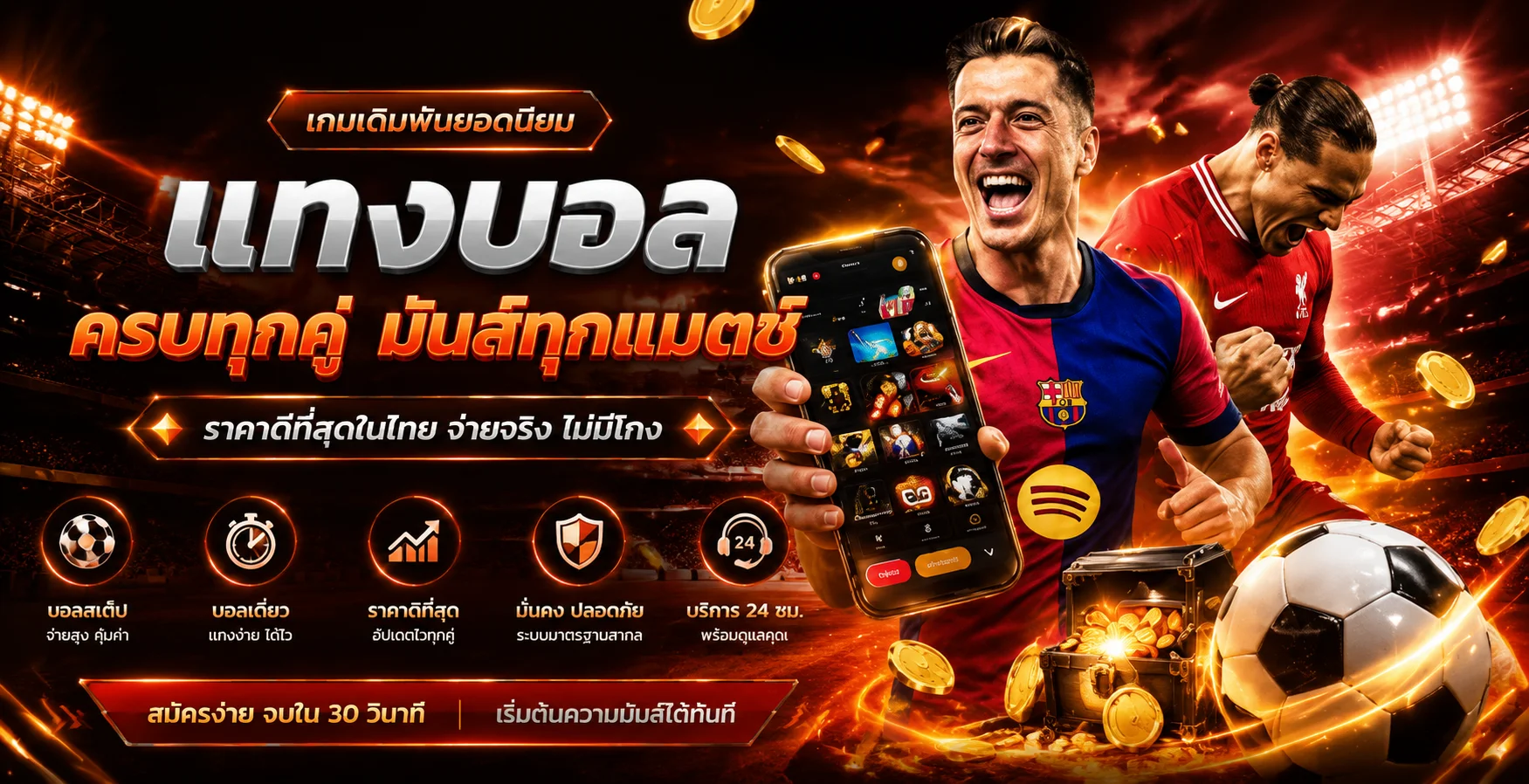 แทงบอลเว็บตรง PGOPTION ราคาน้ำดี ผลบอลสดเรียลไทม์